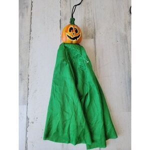 Paper magic 2006 Jack O'Lantern head goofy silly mini hanging Halloween